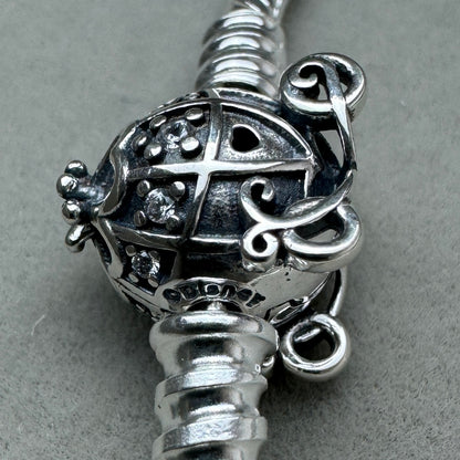 Brazalete Flexible Cierre Carruaje De Cenicienta Disney Pandora Broche Lateral