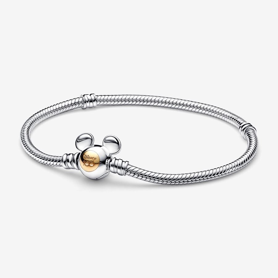 Brazalete Flexible Cierre Mickey 100 Años Disney