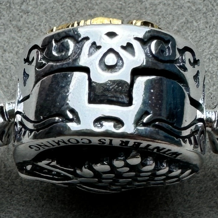 Brazalete Flexible Delgado Juego De Tronos Game Of Thrones Pandora Vista Desde Arriba Del Broche