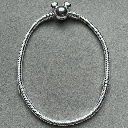 Brazalete Flexible Mickey Liso Disney Pandora Vista Frontal