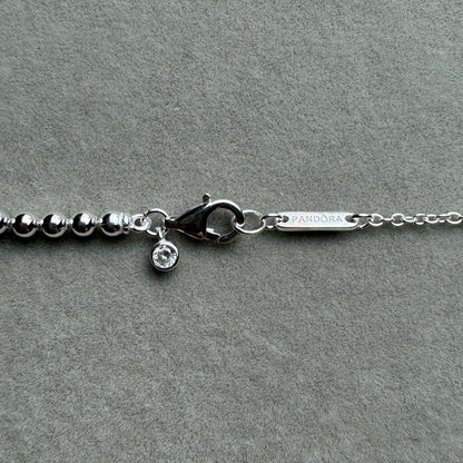 Collar Bolitas Y Perla 45 cm (Ajustable A 44, 42 Y 40 cm)