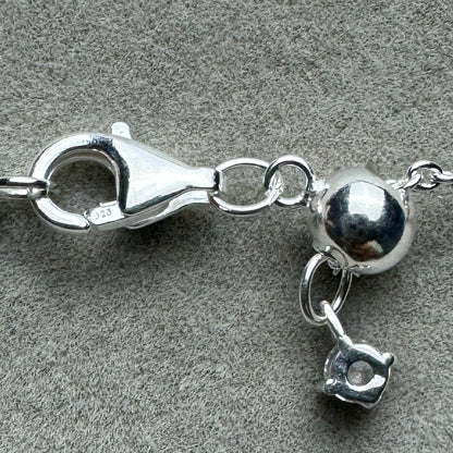 Collar Choker de Tenis 45 cm (Ajustable Hasta 40 cm)