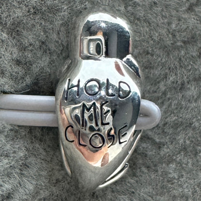 Charm Foca Cristal Iridescente Piedra De Luna