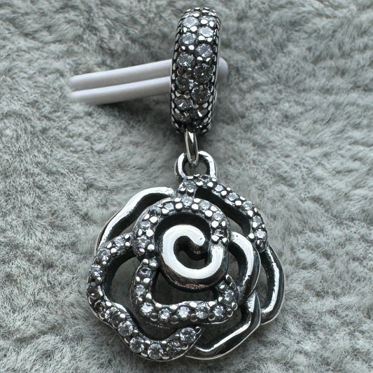 Charm Colgante Flor Brillante