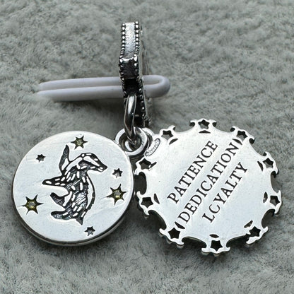Charm Colgante Doble Hufflepuff Harry Potter
