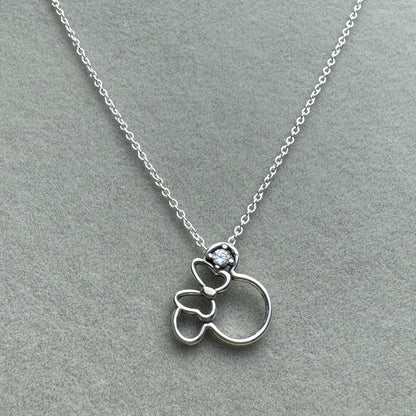 Collar Silueta Minnie Disney 45 cm (Ajustable A 42 Y 39 cm)