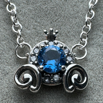 Collar Carruaje De La Princesa Cenicienta Disney 45 cm (Ajustable A 43 y 41 cm)