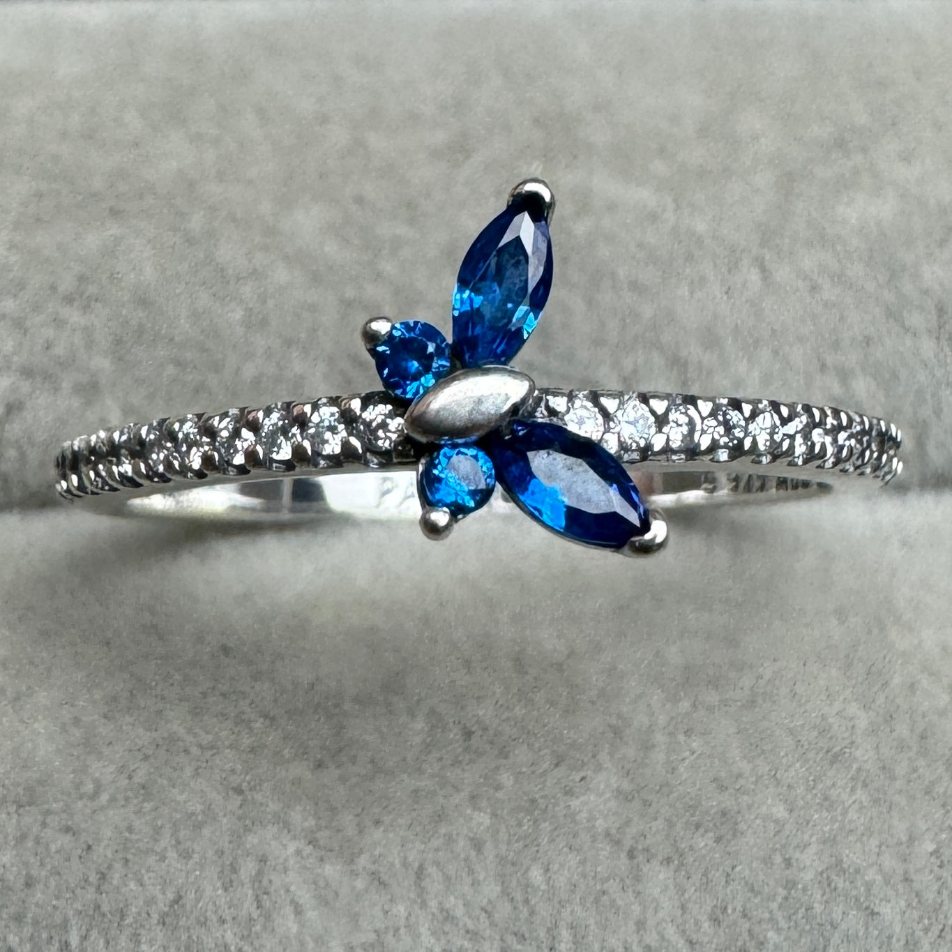 Anillo Mariposa Azul