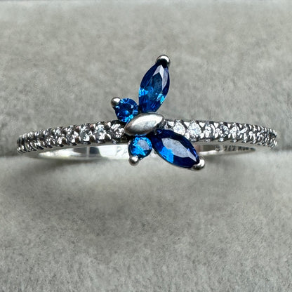 Anillo Mariposa Azul