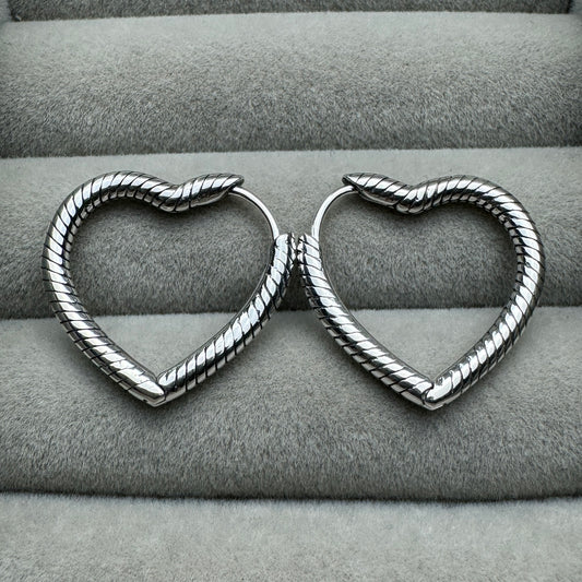 Aretes Corazón Grande