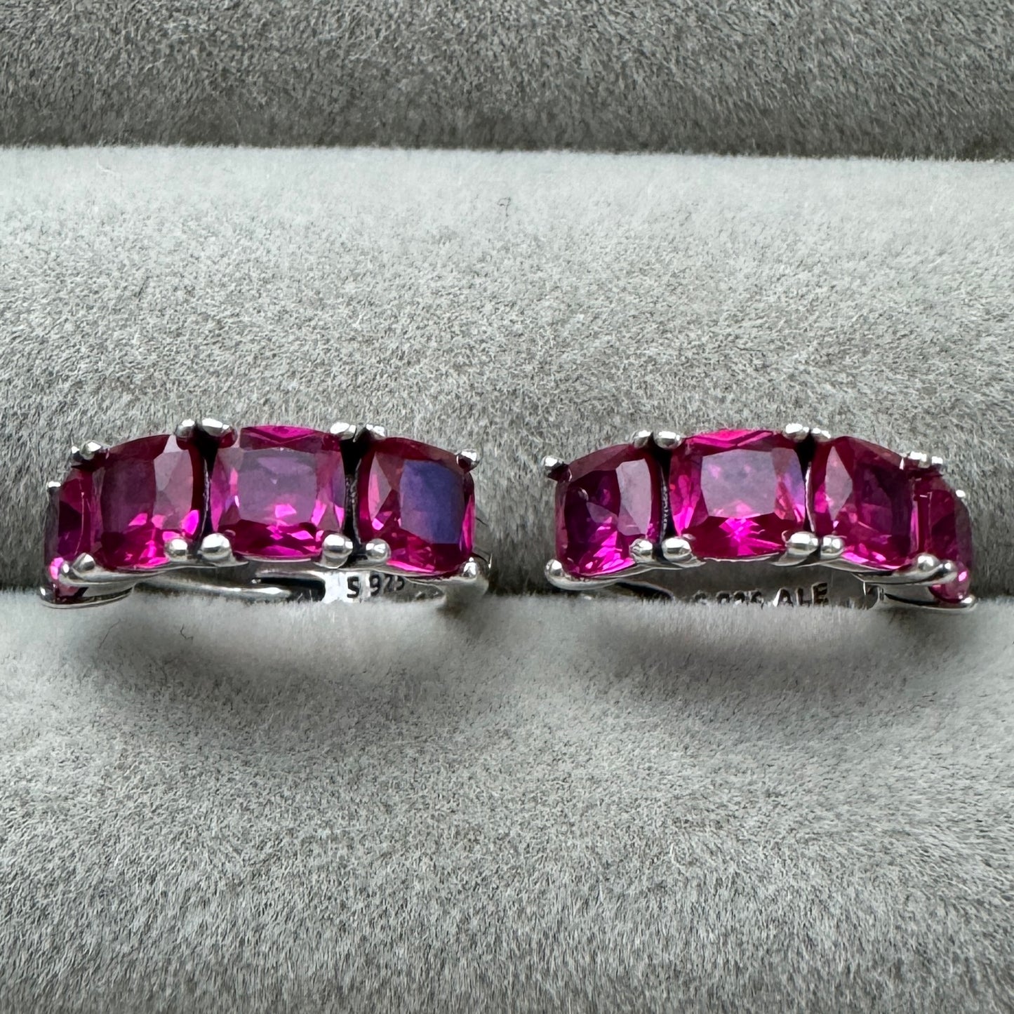 Aretes De Aro Rosa