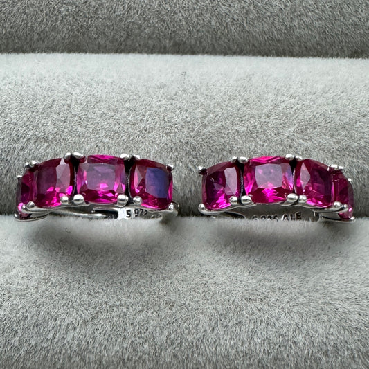 Aretes De Aro Rosa