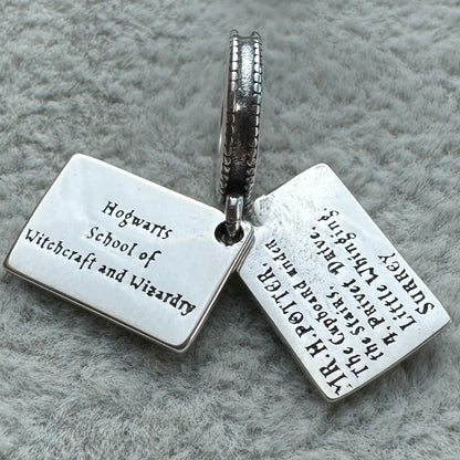 Charm Colgante Doble Carta Harry Potter