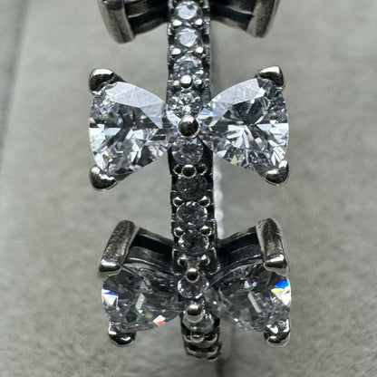 Aretes Moños Brillantes