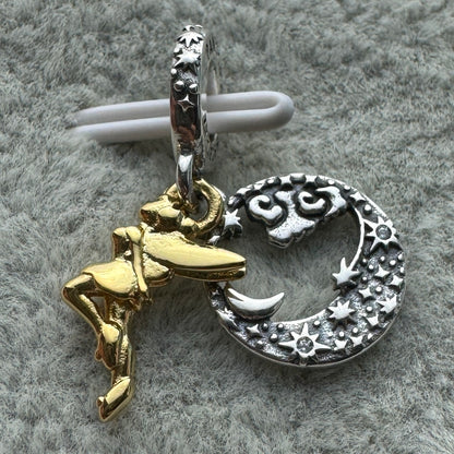 Charm Colgante Campanita Tinkerbell Noche Celestial De Disney