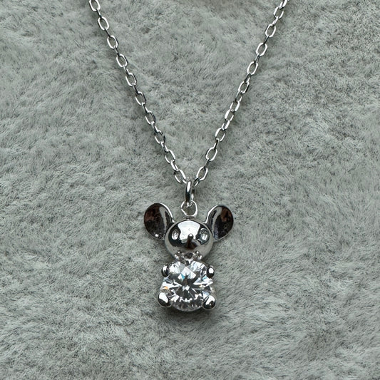 Collar Ratón Moissanita