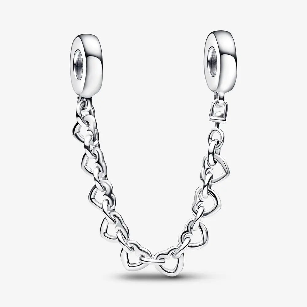 Cadena De Seguridad Corazones Enlazados Pandora