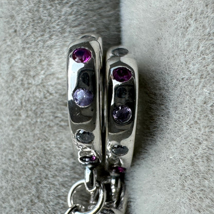 Cadena De Seguridad Corazones Y Zirconia Pandora Vista Del Aro