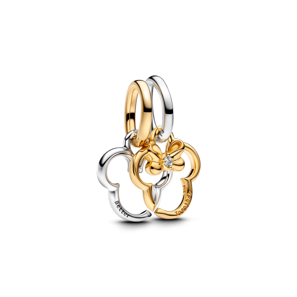Charm Colgante Divisible Mickey & Minnie De Disney
