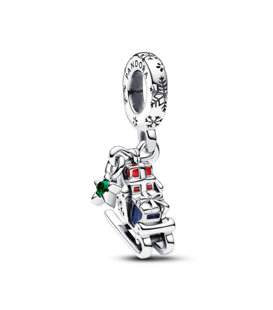 Charm Colgante Trineo Navidad