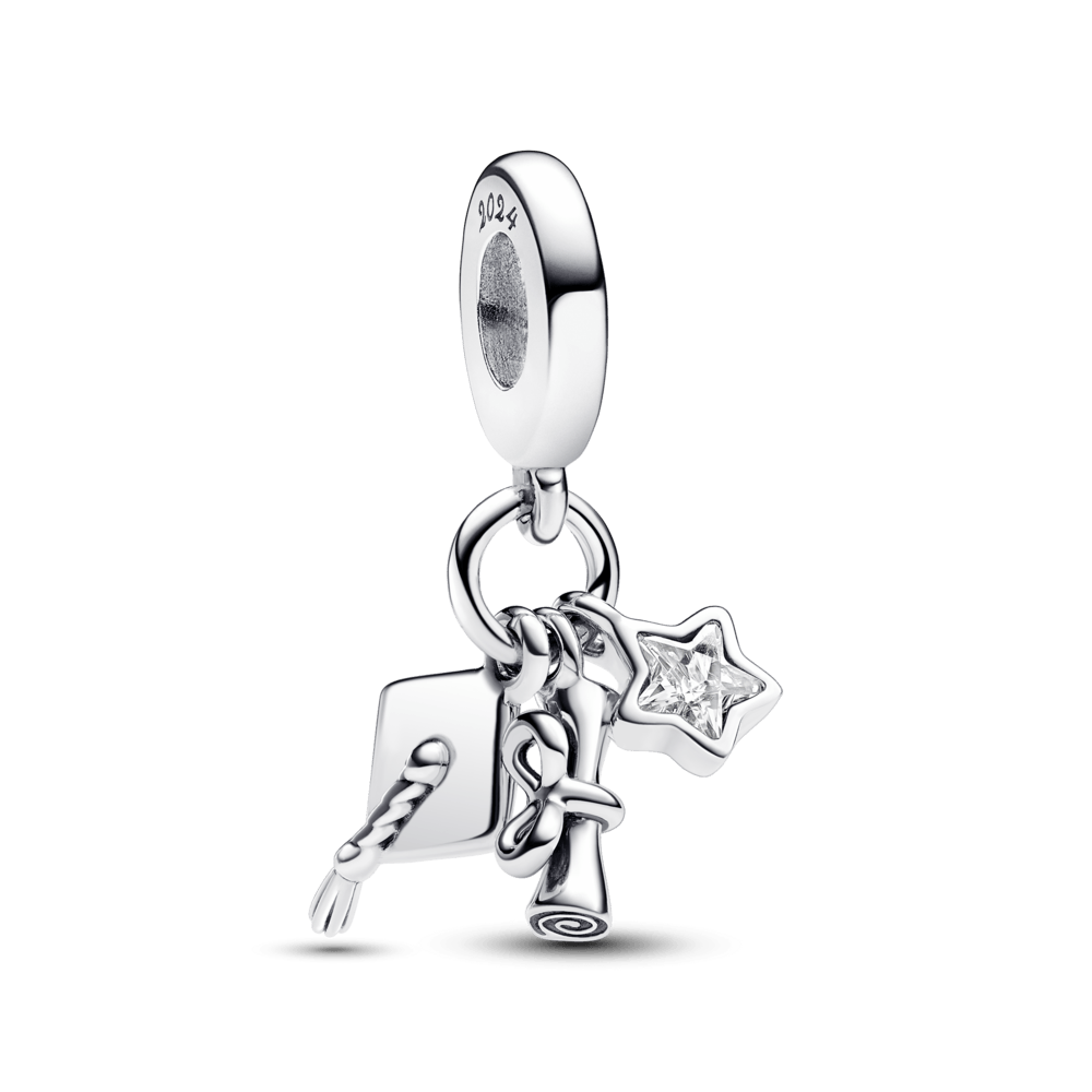 Charm Colgante Triple Graduación 2024