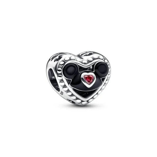 Charm Corazón Silueta Mickey Disney