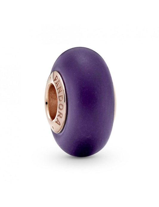 Charm Murano Morado Mate