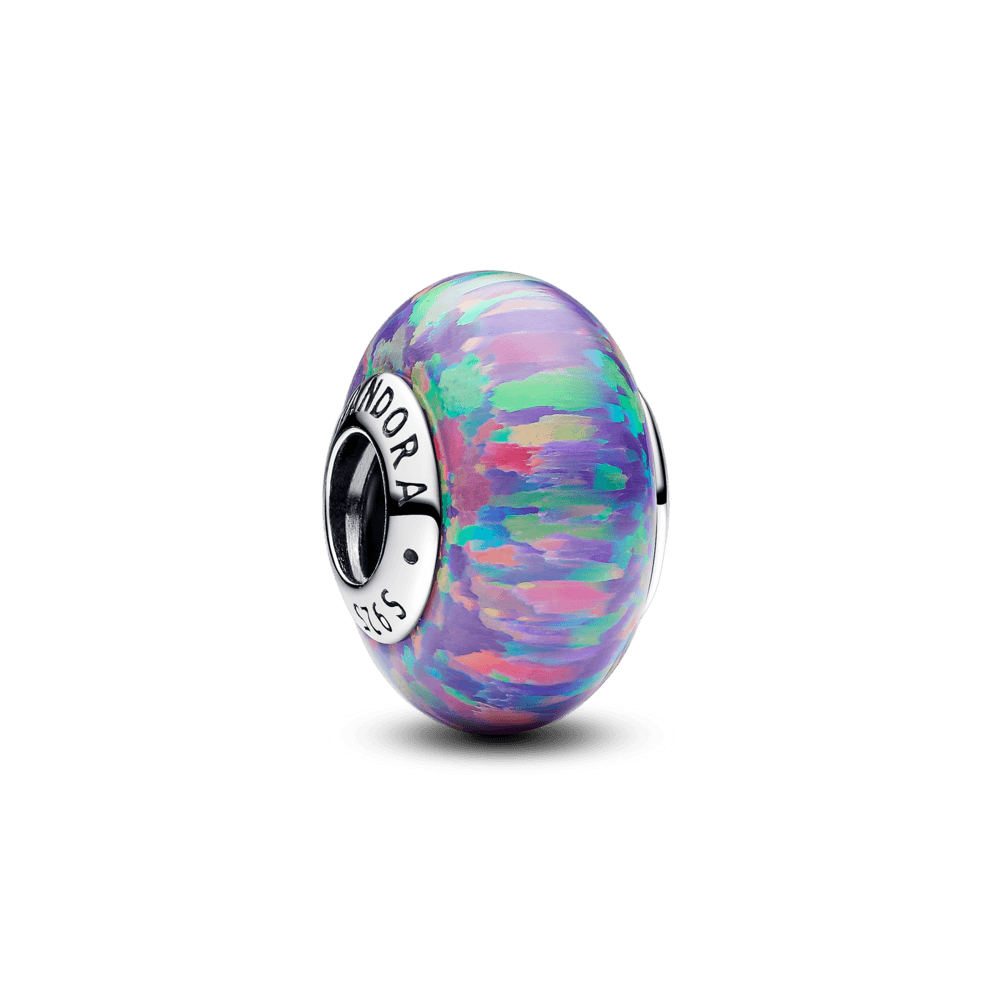 Charm Murano Morado Opalescente