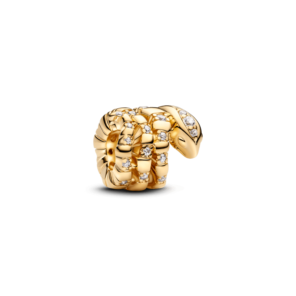 Charm Serpiente Enroscada Dorada