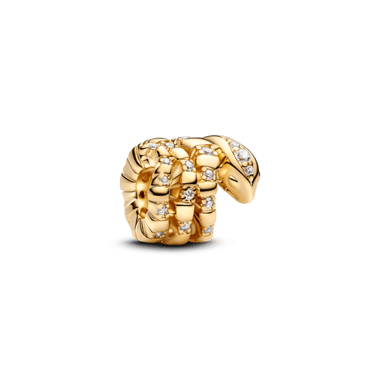 Charm Serpiente Enroscada Dorada