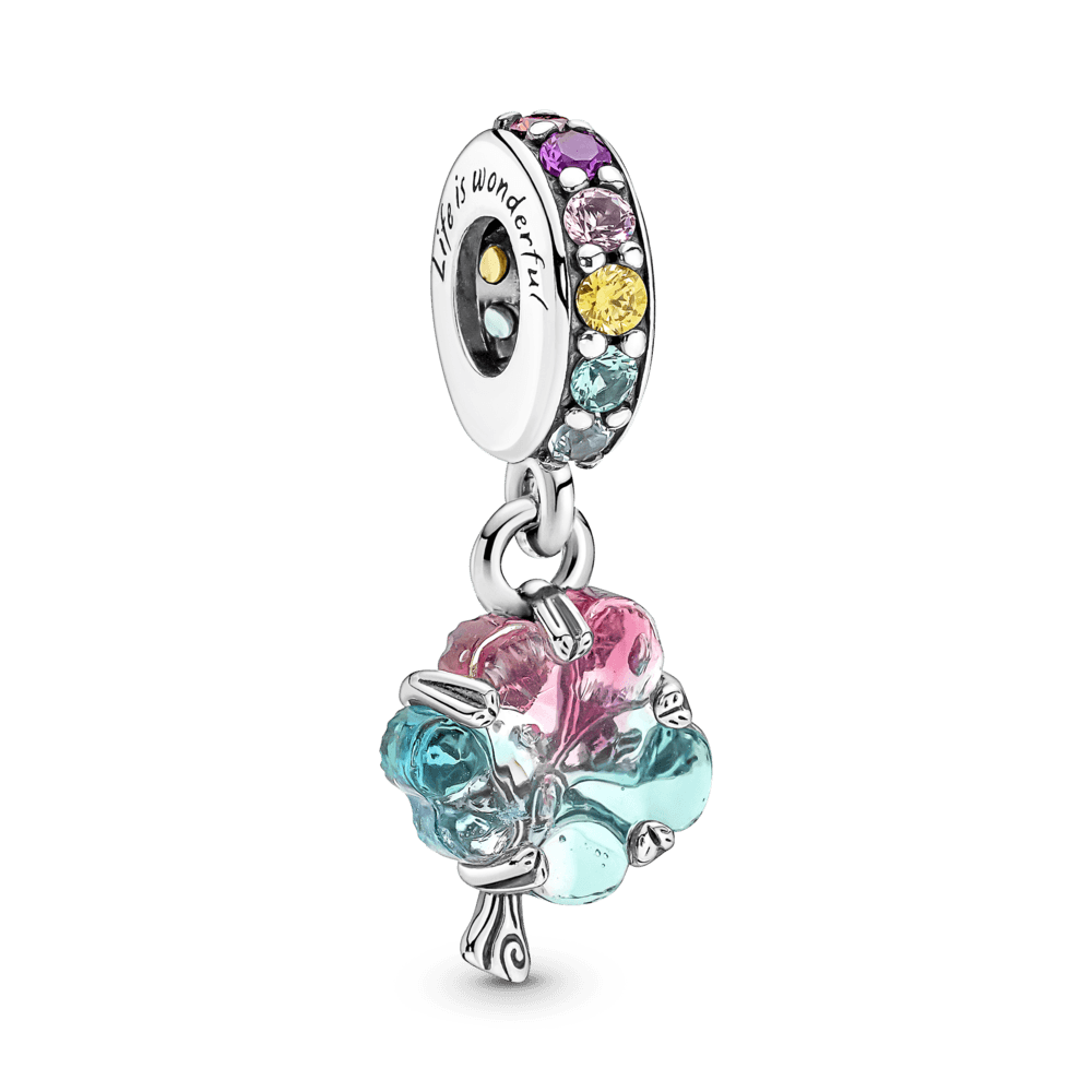 Charm Árbol Colgante De Colores Pandora