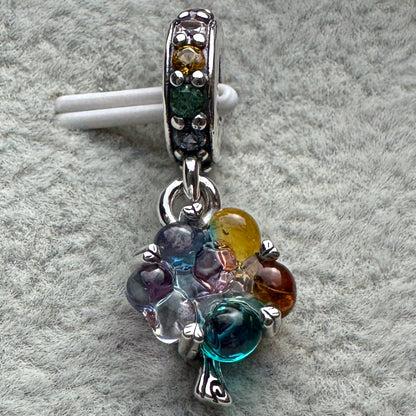 Charm Árbol Colgante De Colores Pandora Vista Frontal