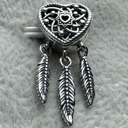 Charm Atrapasueños Corazón Pandora Vista Desde Atrás