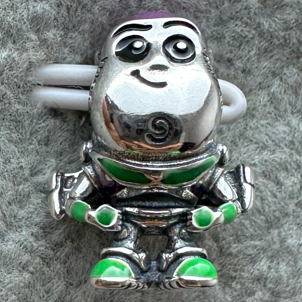 Charm Buzz Lightyear Toy Story Disney Pandora Vista Frontal