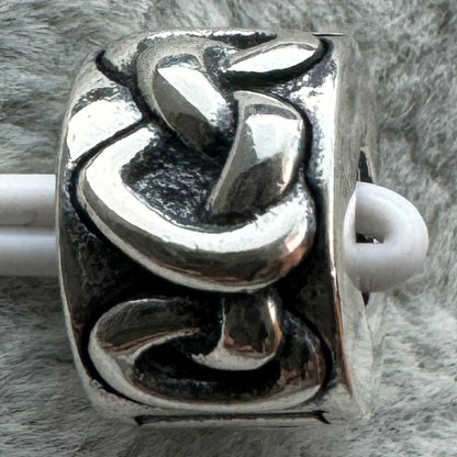 Charm Clip De Seguridad Corazones Entrelazados Pandora Vista Frontal