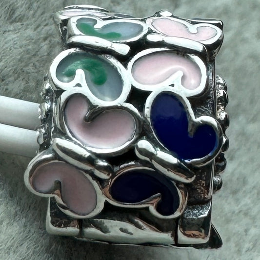 Charm Clip De Seguridad Mariposas Pandora Vista Frontal