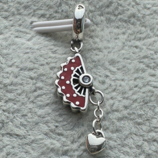 Charm Colgante Abanico De España Pandora Vista Frontal