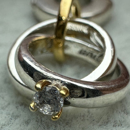 Charm Colgante Anillo En Dos Tonos Pandora Vista Del Anillo