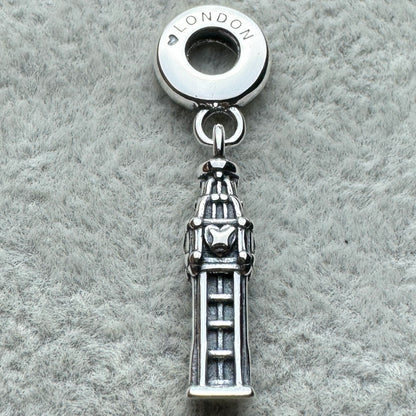 Charm Colgante Big Ben Londres Vista Trasera