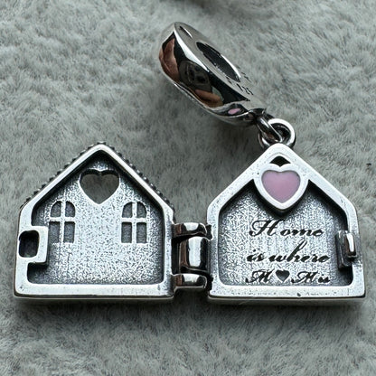 Charm Colgante Casa Que Se Abre Pandora Vista Abierto