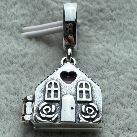 Charm Colgante Casa Que Se Abre Pandora Vista Frontal