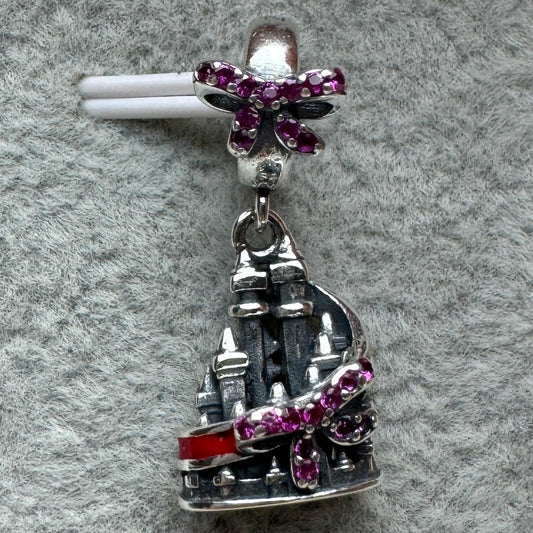 Charm Colgante Castillo Princesa Blanca Nieves Disney Parks Pandora Vista Frontal