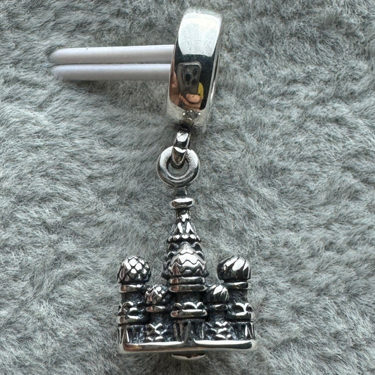 Charm Colgante Catedral De San Basilio Moscú Rusia Pandora Vista Frontal
