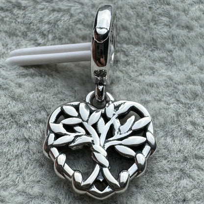 Charm Colgante Corazón Árbol Familiar Pandora Vista Desde Atrás