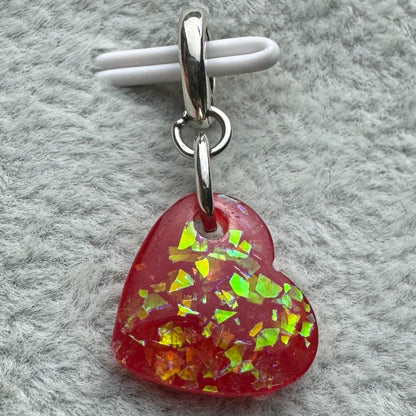 Charm Colgante Corazón Rojo Pandora Vista Trasera