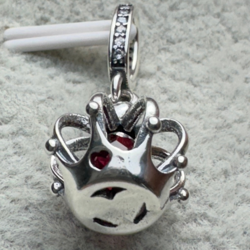 Charm Colgante Corona Pandora Vista Desde Abajo