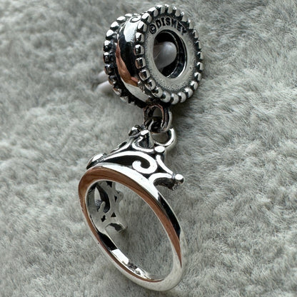 Charm Colgante Corona Princesa Ariel Sirenita Disney Pandora Vista Lateral
