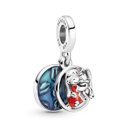 Charm Colgante Doble Familia Lilo Y Stitch Disney Pandora