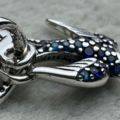 Charm Colgante Doble Golondrina Reluciente Pandora Vista Del Interior