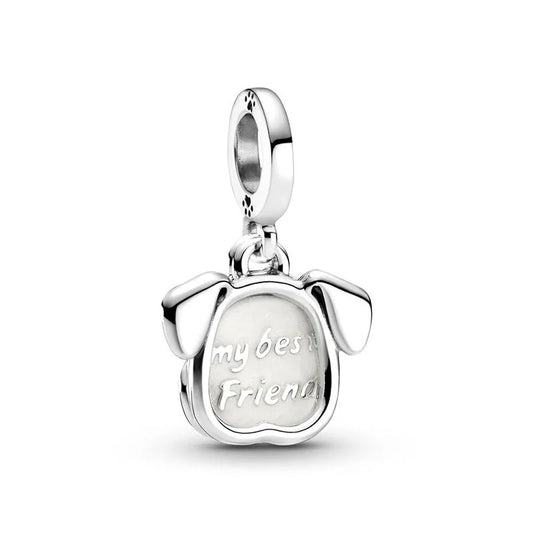 Charm Colgante Doble Insignia Perro Pandora
